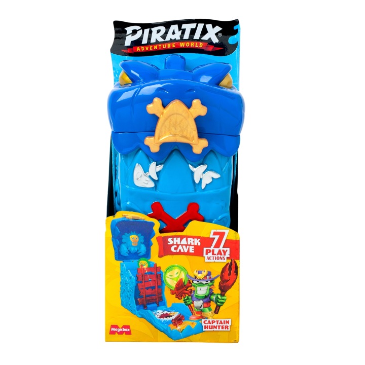 PIRATIX ADVENTURE WORLD набір сюрприз SHARK CAVE + фігурка HUNTER — фото 6
