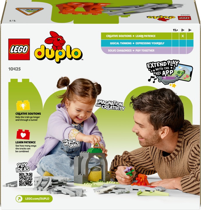 LEGO DUPLO Тунель і рейки залізничні - набір розширювальний 10425 — фото 8