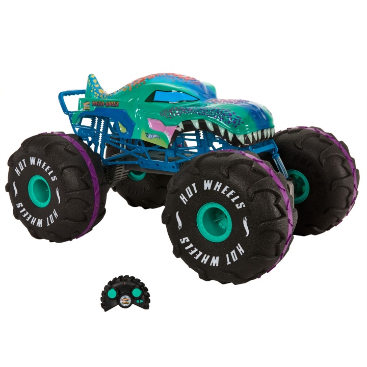 Hot Wheels Monster Trucks RC Mega-Wrex масштаб 1:6 великий автомобіль HPK28 — фото 2