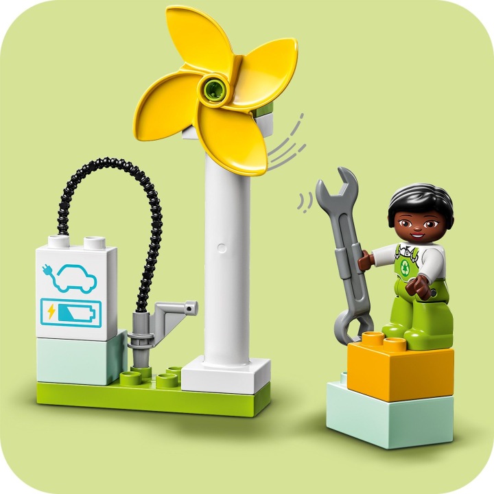 LEGO DUPLO Турбіна Вітрова Автомобіль Електричний Іграшка Конструктор для Дітей — фото 12