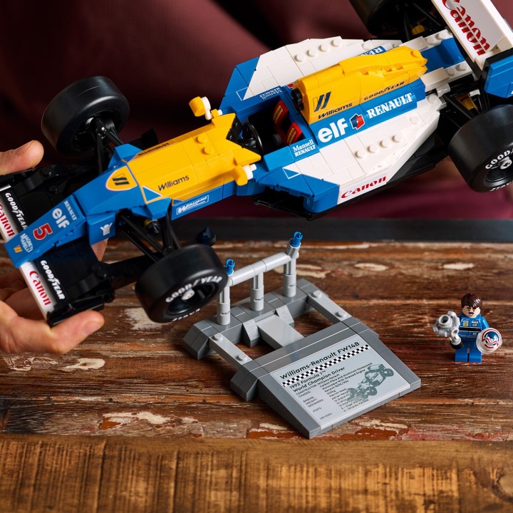 LEGO Icons 10353 Williams Racing FW14B і Nigel Mansell — фото 8