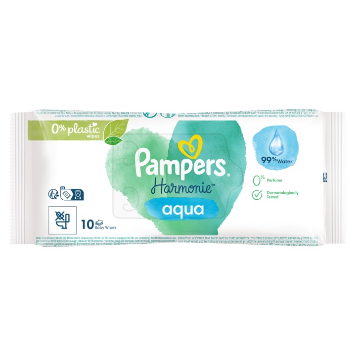 Pampers Harmonie Aqua серветки вологі 1 x 10 шт.