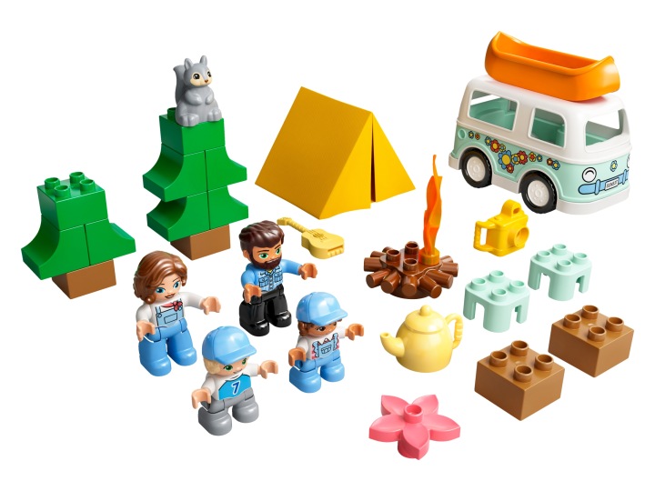 Конструктор LEGO DUPLO сімейний кемпінг 10946 - частини набору (вживаний) — фото 8