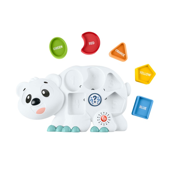Інтерактивний Ведмедик Fisher-Price з вікторина і сортуванням форм HJR76 — фото 5