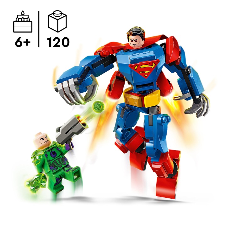 LEGO Super Heroes 76302 Робот Superman Ножний Lex Luthor Криптоніт — фото 4