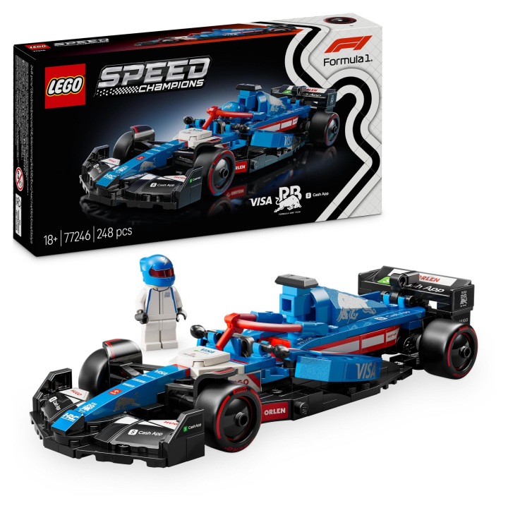 Конструктор LEGO SPEED CHAMPIONS 77246 болід F1 VISA CASH додаток RB VCARB 01 — фото 2