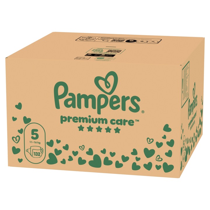 Підгузки Pampers Premium Care Розмір 5 132 шт. 11-16 кг — фото 9