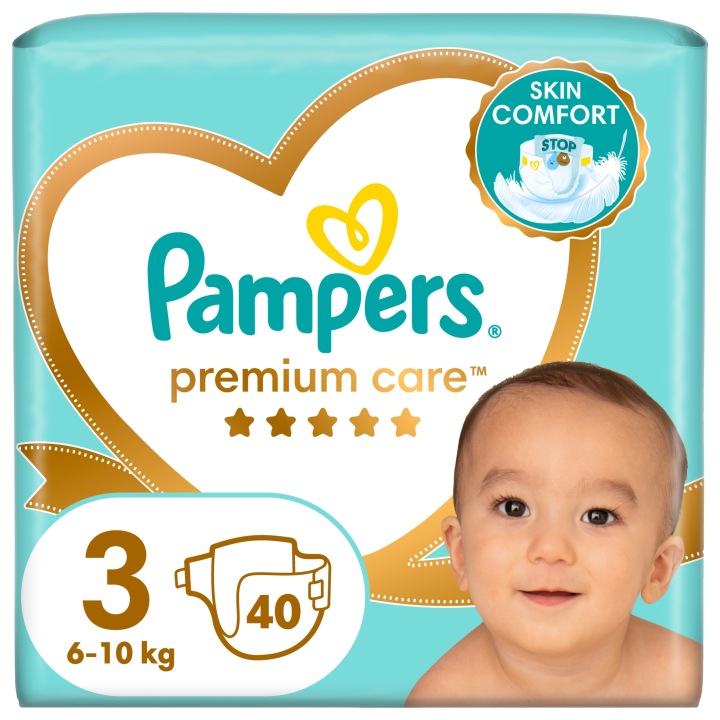 Підгузки Pampers Premium Care розмір 3 40 шт. Delicate Comfort — фото 7