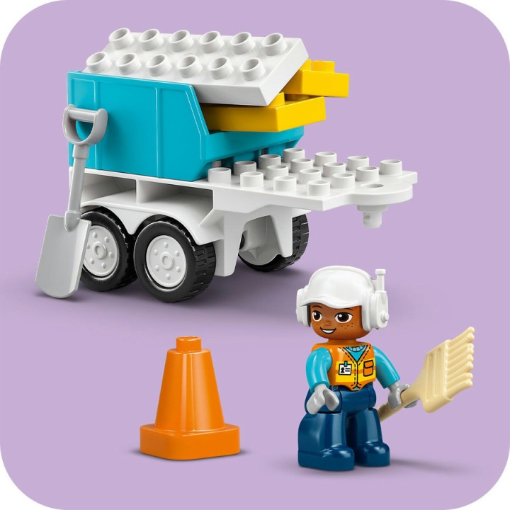 LEGO 10476 DUPLO Будівельний майданчик з транспортними засобами 3 в 1 — фото 12
