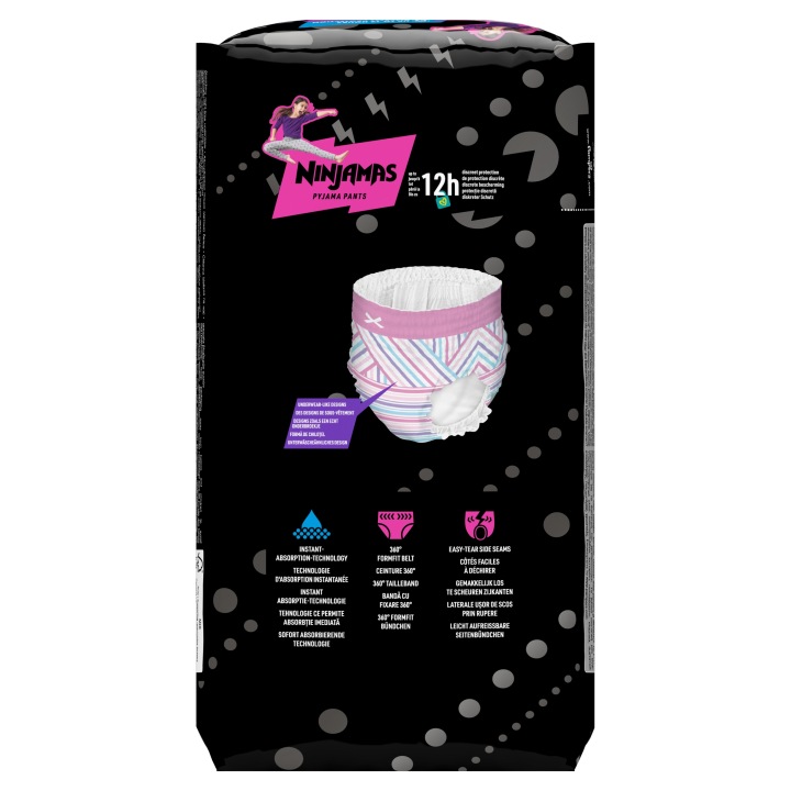 Трусики-підгузки Ninjamas Pampers Pants білизна Розмір 8, 9 шт. 27-43 кг — фото 8