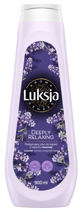 LUKSJA засіб для купання AROMA RELAXING з ароматом лаванди 900 мл — фото 2