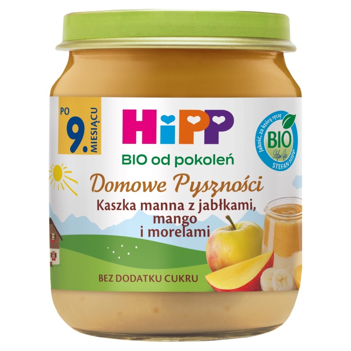 Кашка безмолочна HiPP з яблуками, манго і абрикосами 190 г від 9 місяців — фото 5