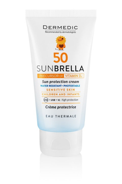 DERMEDIC SUNBRELLA BABY крем захисний SPF 50 для обличчя 50 мл. 12/2026 — фото 2