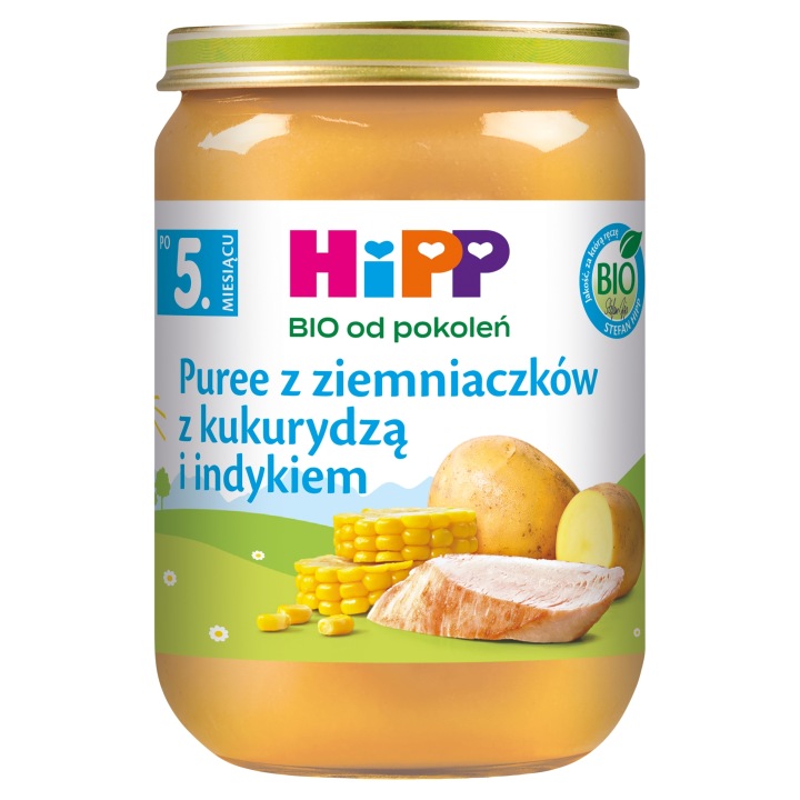HiPP Біо від поколінь обід пюре з картопля з кукурудзою — фото 4