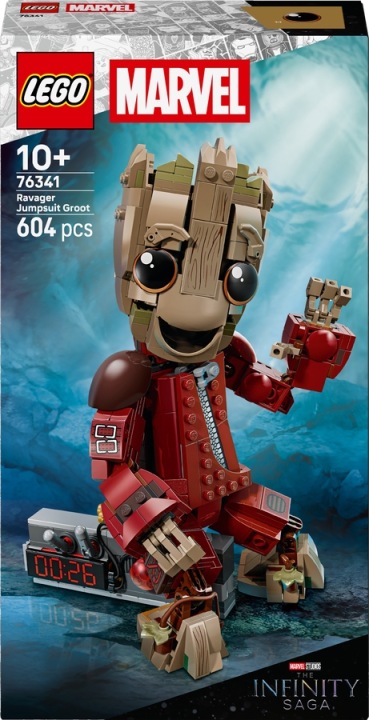 Набір деталей LEGO Super Heroes Marvel Groot в костюмі Руйнівник 76341 — фото 10