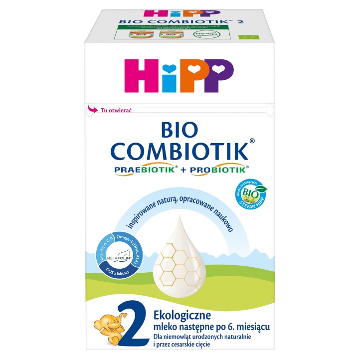 HiPP BIO Combiotik 2 молоко для немовлят по 6. місяця 550 г — фото 11