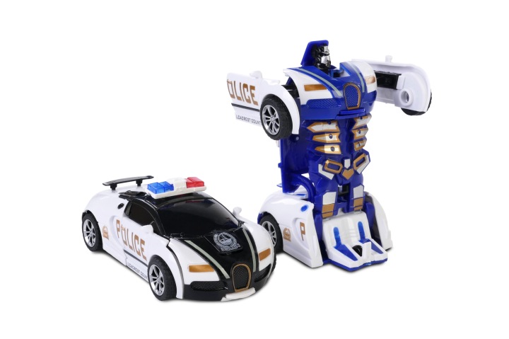 Авто Робот Policja Творча Гра Функція Трансформації FunnyToysForBoys — фото 5