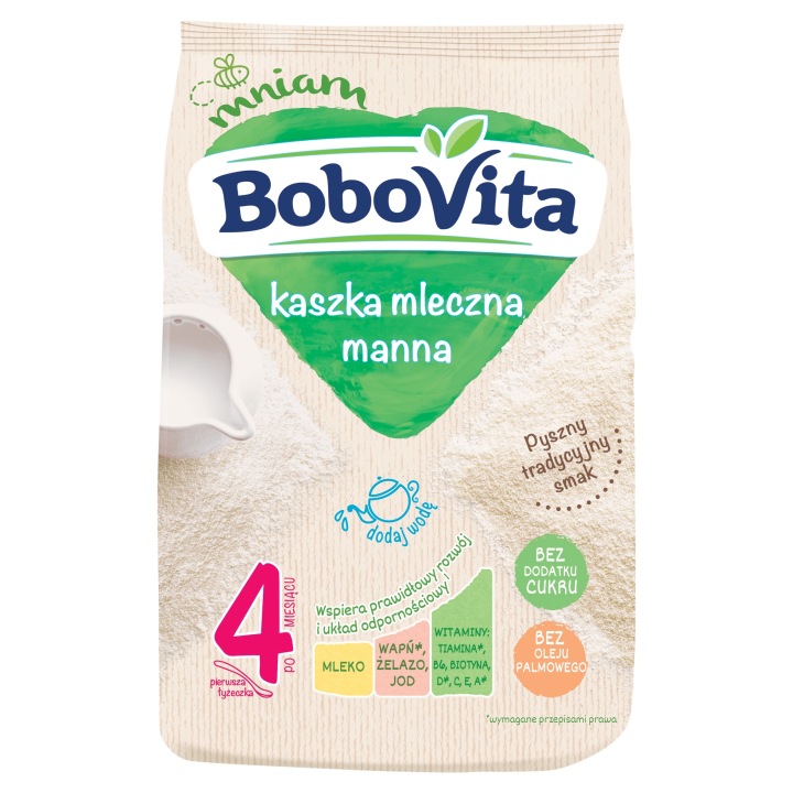 Кашка BoboVita молочна манна 230 г — фото 4