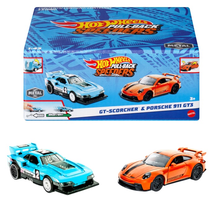 Hot wheels pull back speeders 2 шт. (виставковий) — фото 4