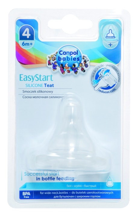Canpol Babies Соска кашка для пляшки широкоствольний EasyStart 1 шт. — фото 2