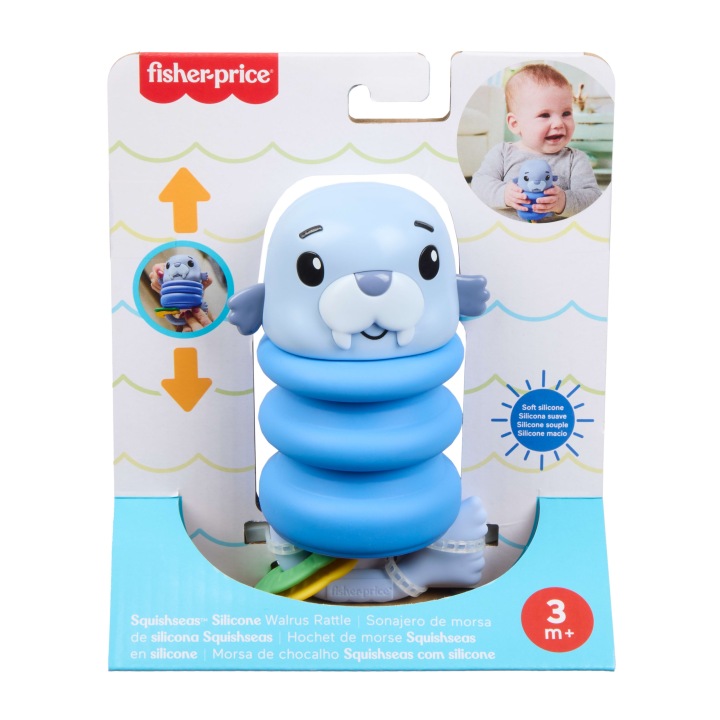 Fisher-Price: Прорізувач Морська Пригода - Краб - Mattel — фото 4