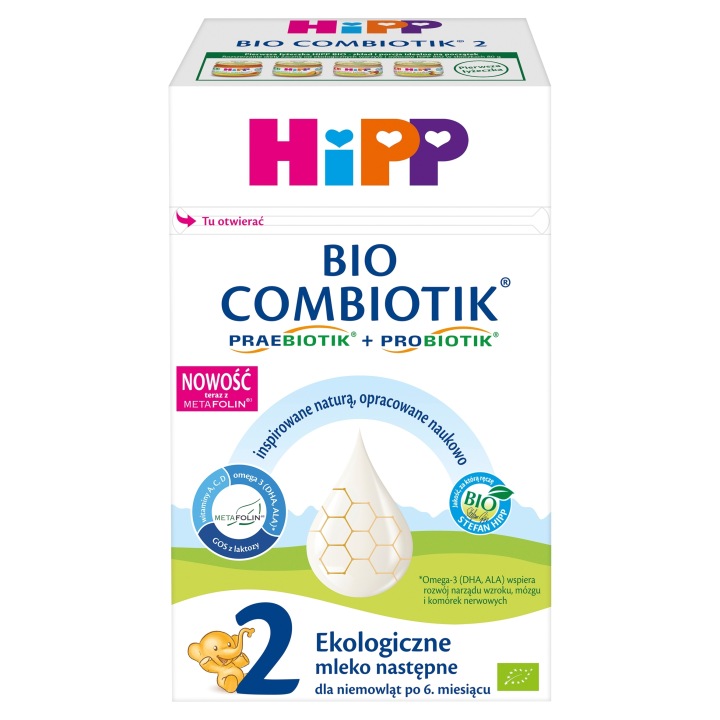 HiPP BIO Combiotik 2 молоко для немовлят по 6. місяця 550 г
