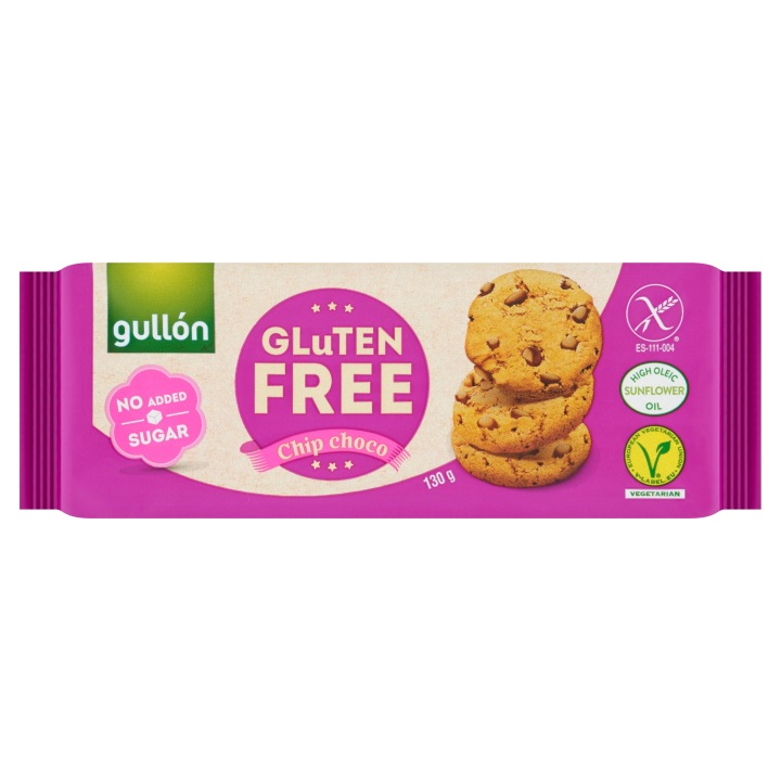 GULLON choco чип печиво Без глютену без цукру 125 г