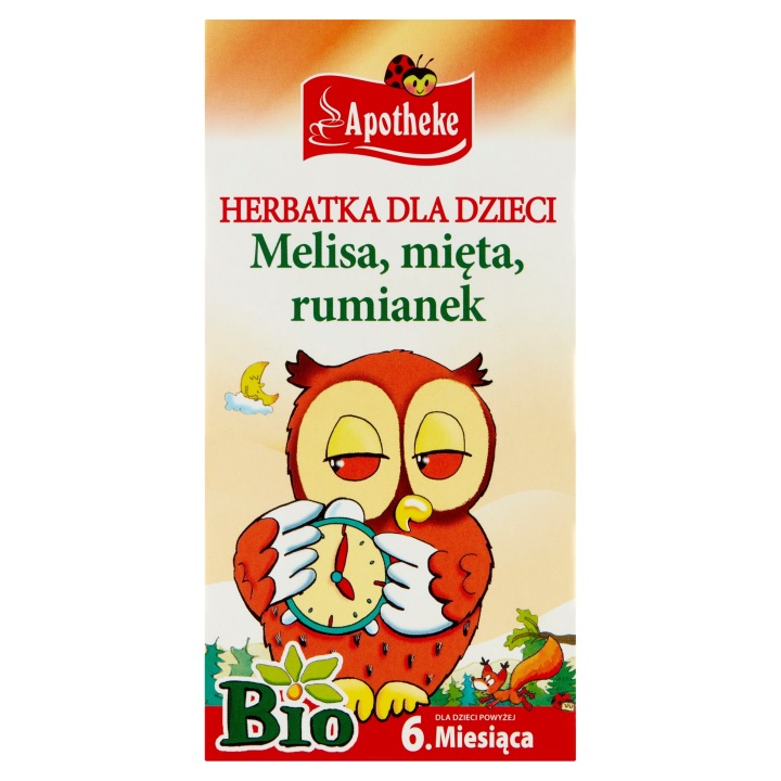 Apotheke, Чай для дітей, меліса, м'ята, ромашка, 20 пакетиків — фото 2