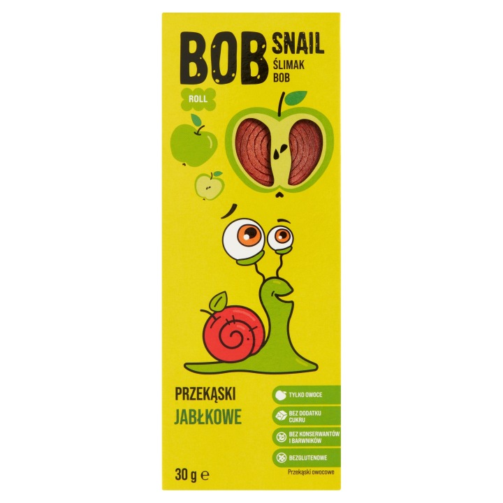 Перекуска яблуко без додавання цукру 30 г BOB SNAIL — фото 3