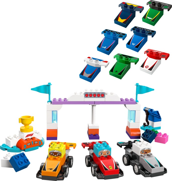 LEGO DUPLO Боліди і водія F1 10445 — фото 2