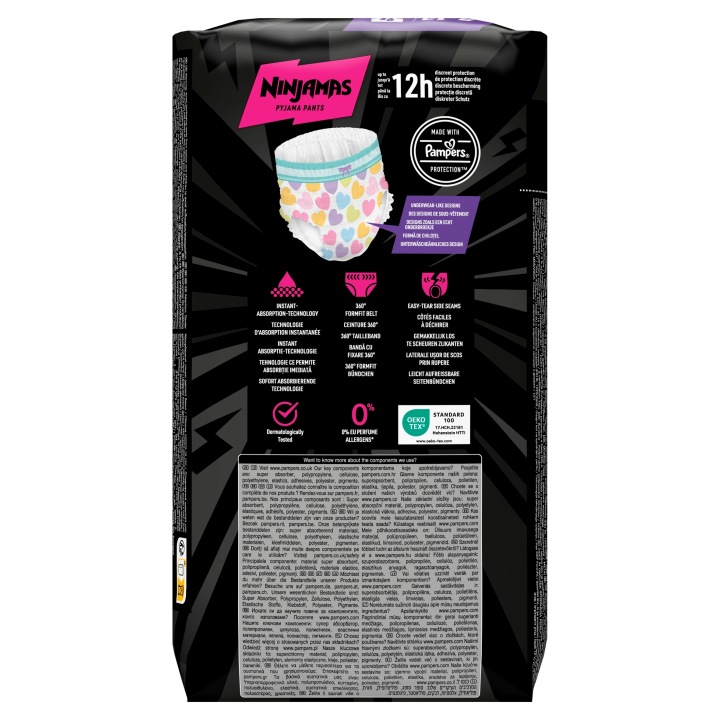 Трусики-підгузки Ninjamas Pampers Pants білизна Розмір 8, 9 шт. 27-43 кг — фото 16