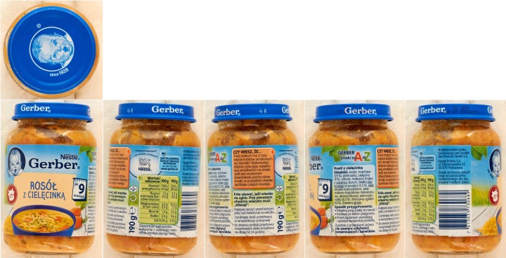 Обід Gerber Бульйон з телятиною для немовлят по 9. місяця 190 г — фото 4