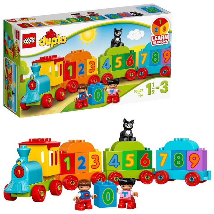 Конструктор Lego Duplo 10847 Pociąg з цифрами (вживаний) — фото 10