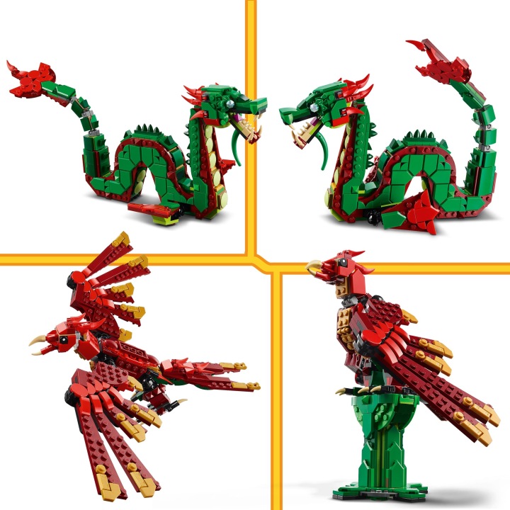 LEGO Creator 3 в 1 Середньовічний дракон 31161 — фото 5