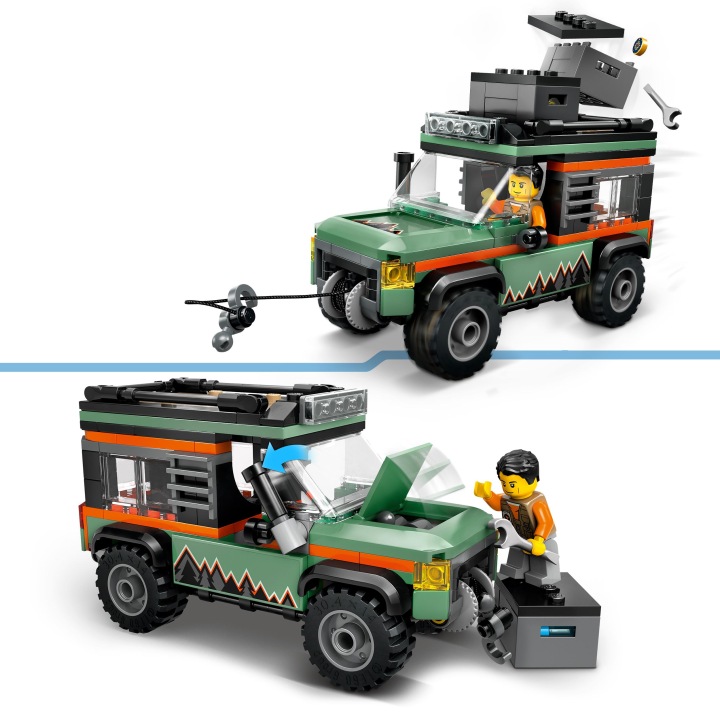 LEGO City Гірська вантажівка всюдихідна 4x4 60447 — фото 4