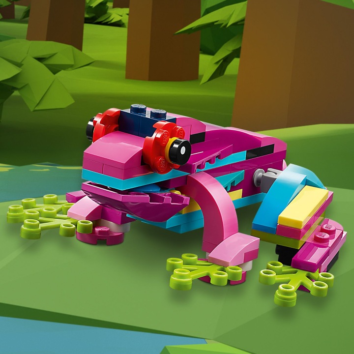 LEGO CREATOR 31144 Екзотична рожева папуга - набір б/в (вживаний) — фото 9