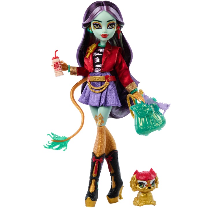 Monster High Лялька базова Jinafire Long 26 см звірятко Cloudy Yun Yun — фото 2