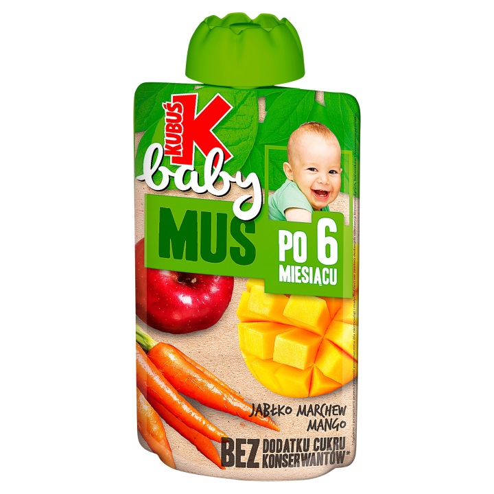 Kubuś пюре baby jab-man 100 г