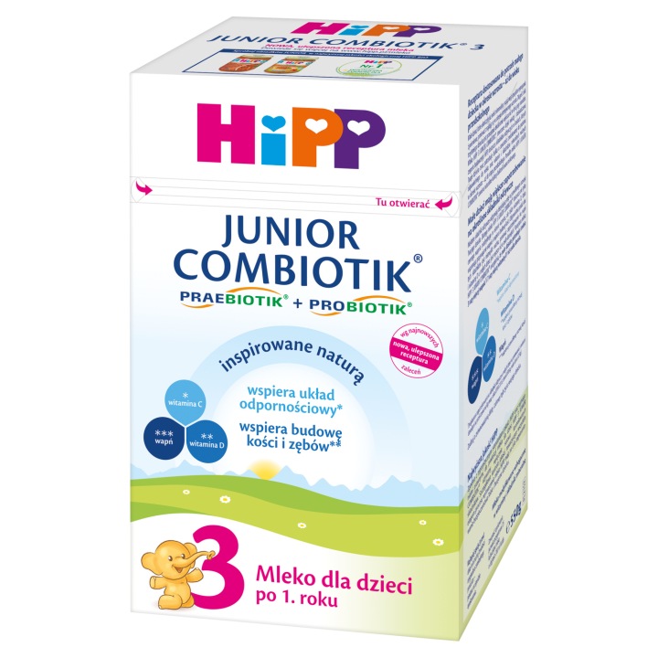 HiPP Junior Combiotik 3 Молоко для дітей по 1. року 550 г — фото 2