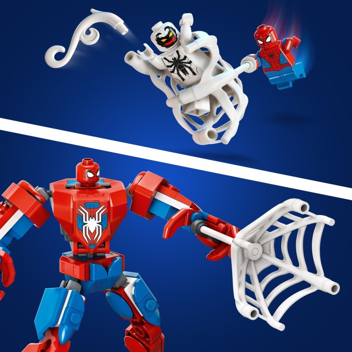Конструктор LEGO 76308 Marvel Робот Spider-man ножний Anti-Venom 107 ел. — фото 5