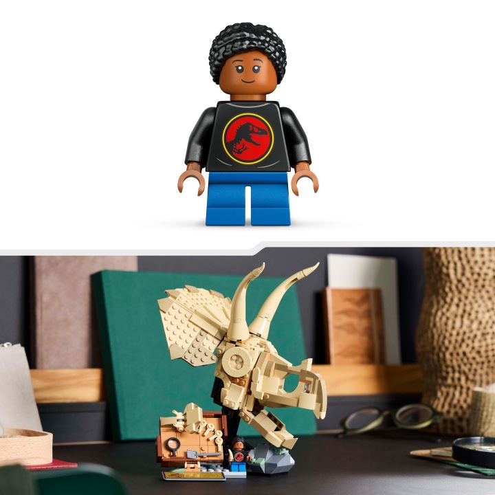 LEGO 76969 JURASSIC WORLD Скелети динозаврів: череп трицератопса — фото 2