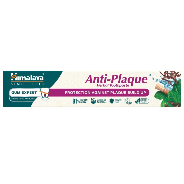 HIMALAYA Gum Expert трав'яна зубна паста Anti-Plaque місвак без фтору