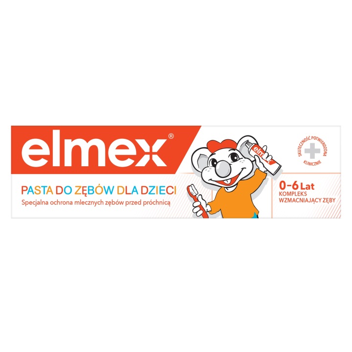 ELMEX паста для миття зубів молочних для дітей 0-6 2 x 50 мл — фото 11