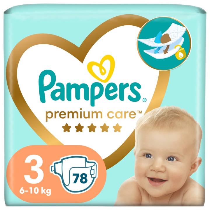 Pampers Premium Care підгузки розмір 3, 6-10 кг, 78 шт. підгузків — фото 2