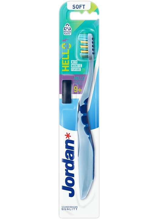 JORDAN HELLO SMILE щіточка для зубів для дітей 9+ років очищувач м'яка, 1 — фото 12