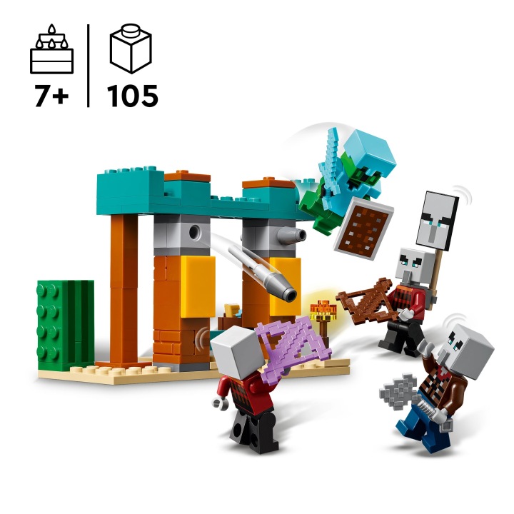 21267 LEGO Minecraft пустельний патруль розбійників — фото 3