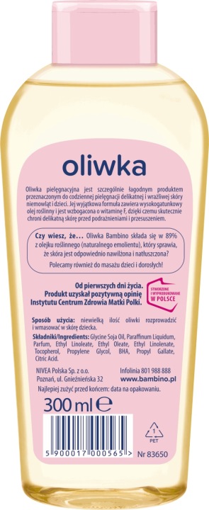 Bambino ніжна oliwka для догляду для дітей і немовлят 300 мл — фото 12