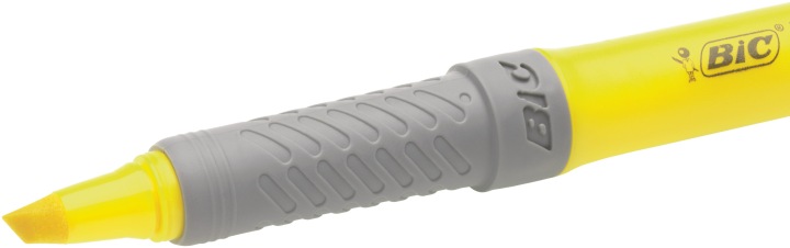 Текстові маркери неонові HIGHLIGHTER GRIP BIC-6 шт.-0693 — фото 8