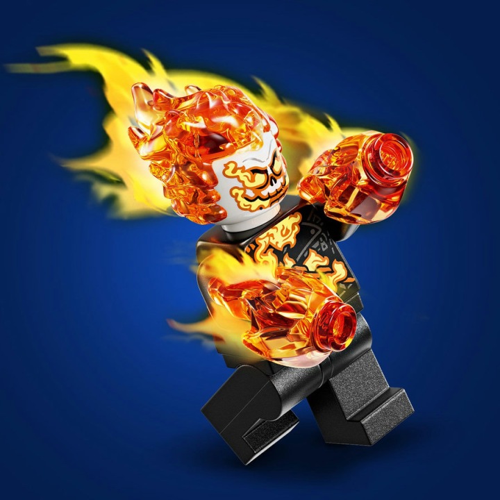 Конструктор LEGO Super Heroes 76335 Spider-Man ножний Ghost Rider на мотоциклі — фото 7