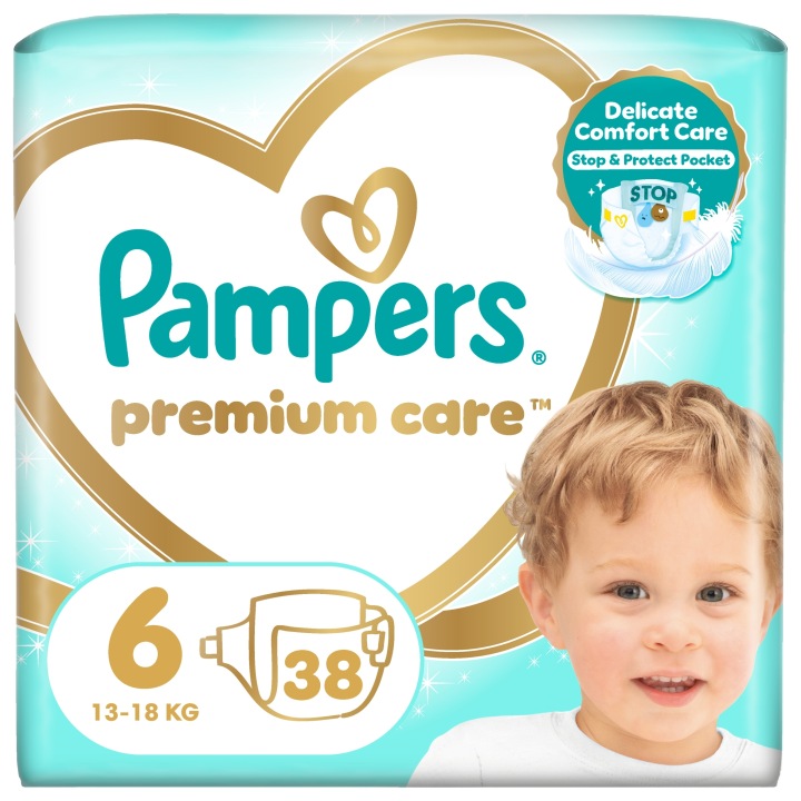 Pampers Premium Care Підгузки розмір 6, 13+ кг, 38 шт. — фото 5